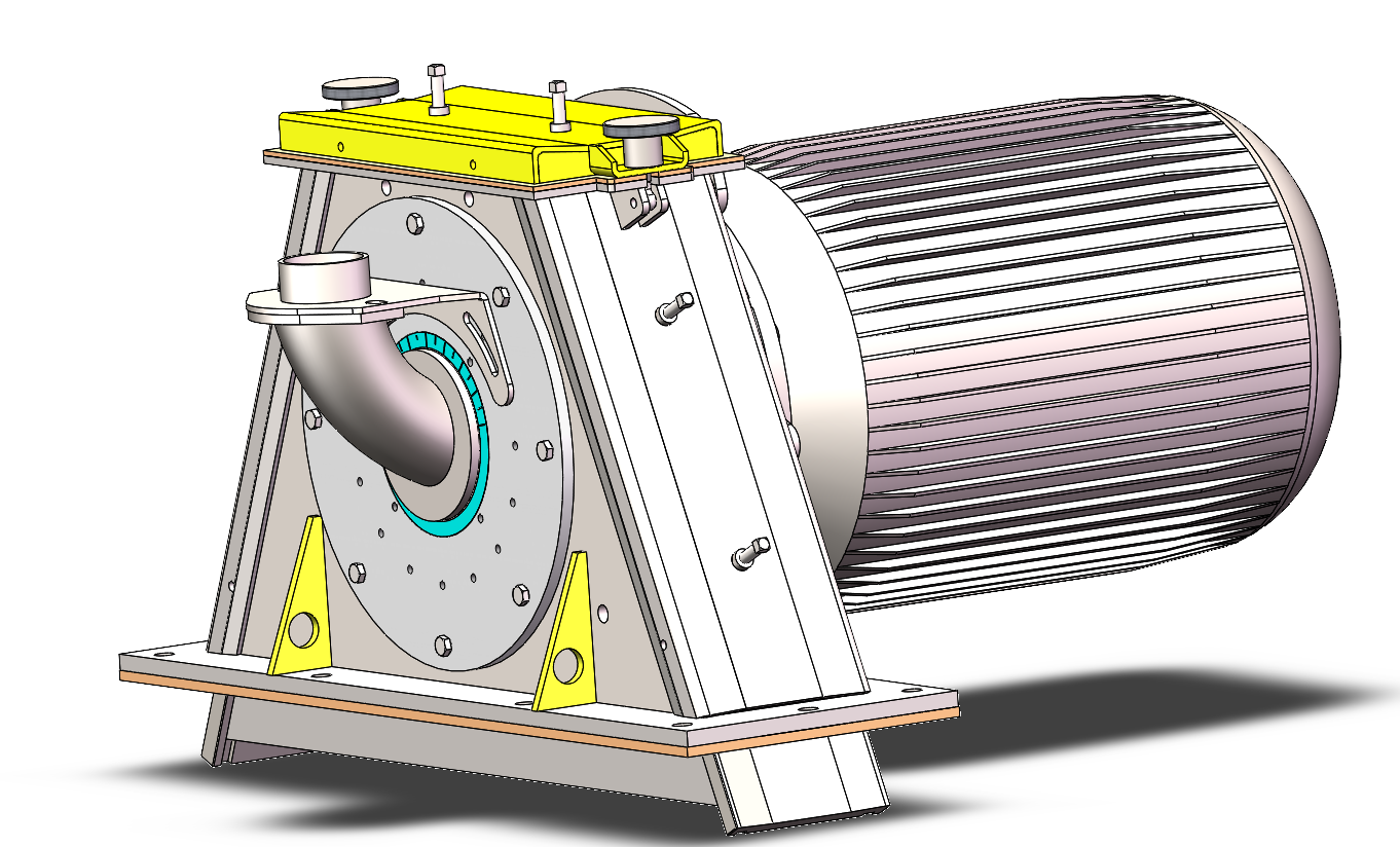大功率电机直驱抛丸器